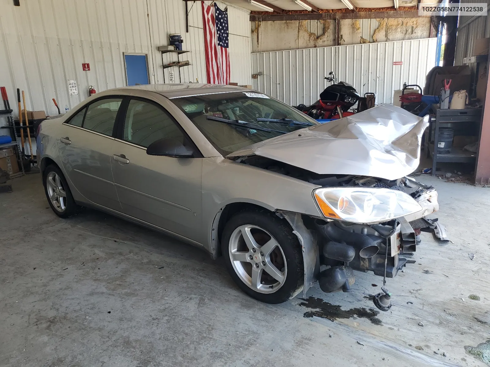 2007 Pontiac G6 Base VIN: 1G2ZG58N774122538 Lot: 62726134