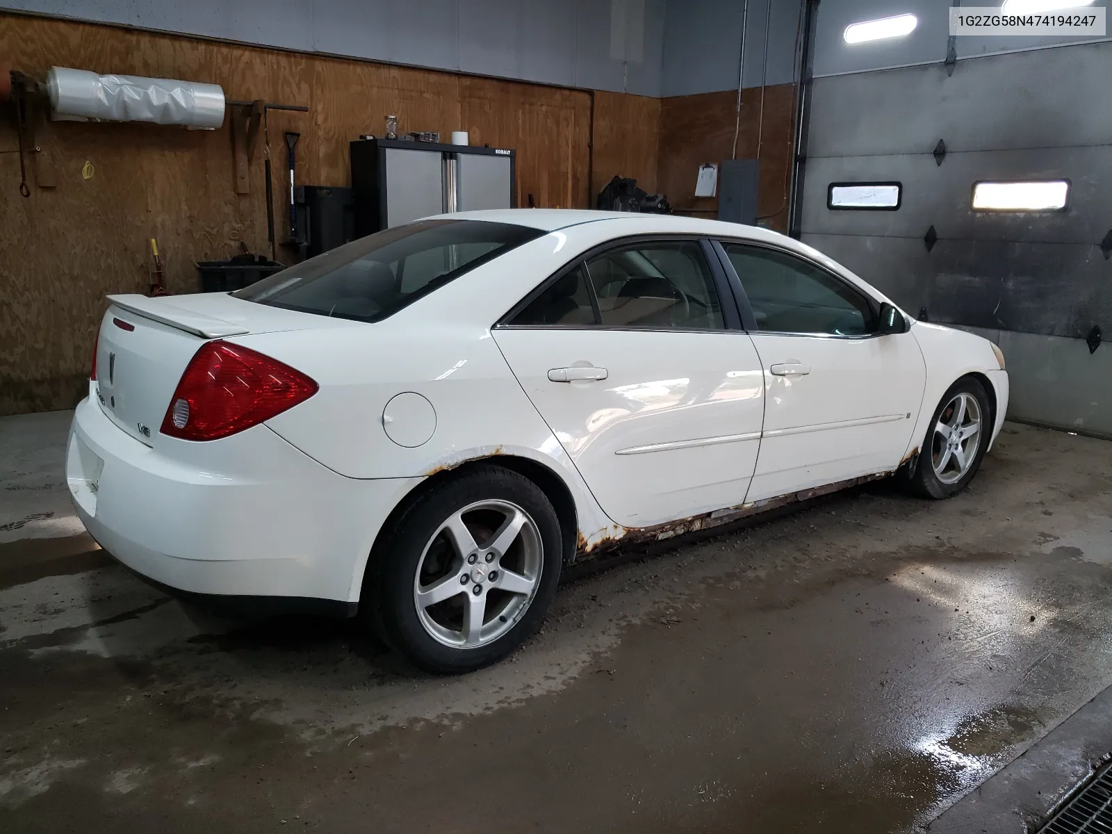 2007 Pontiac G6 Base VIN: 1G2ZG58N474194247 Lot: 63528514