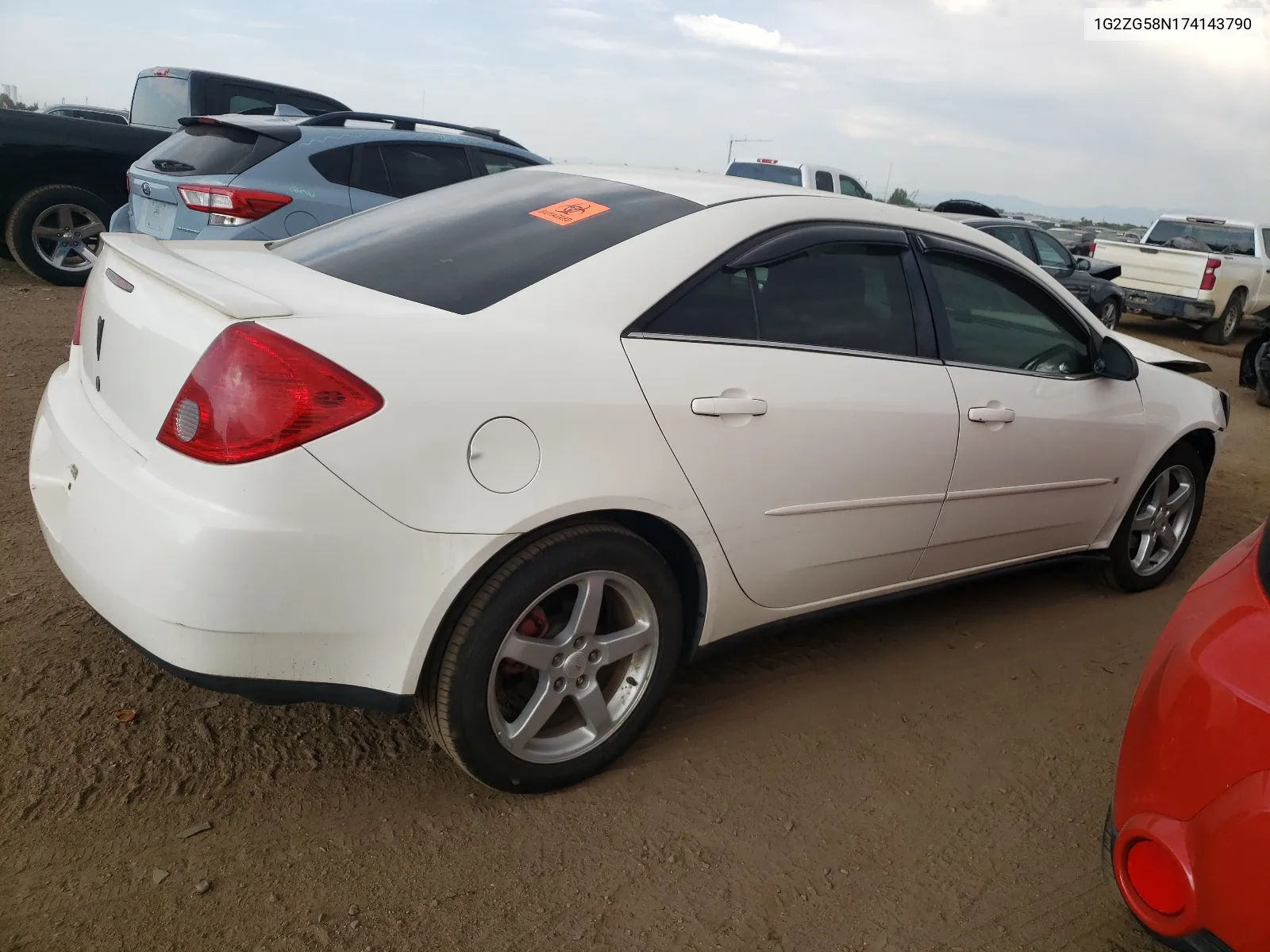 2007 Pontiac G6 Base VIN: 1G2ZG58N174143790 Lot: 63790174