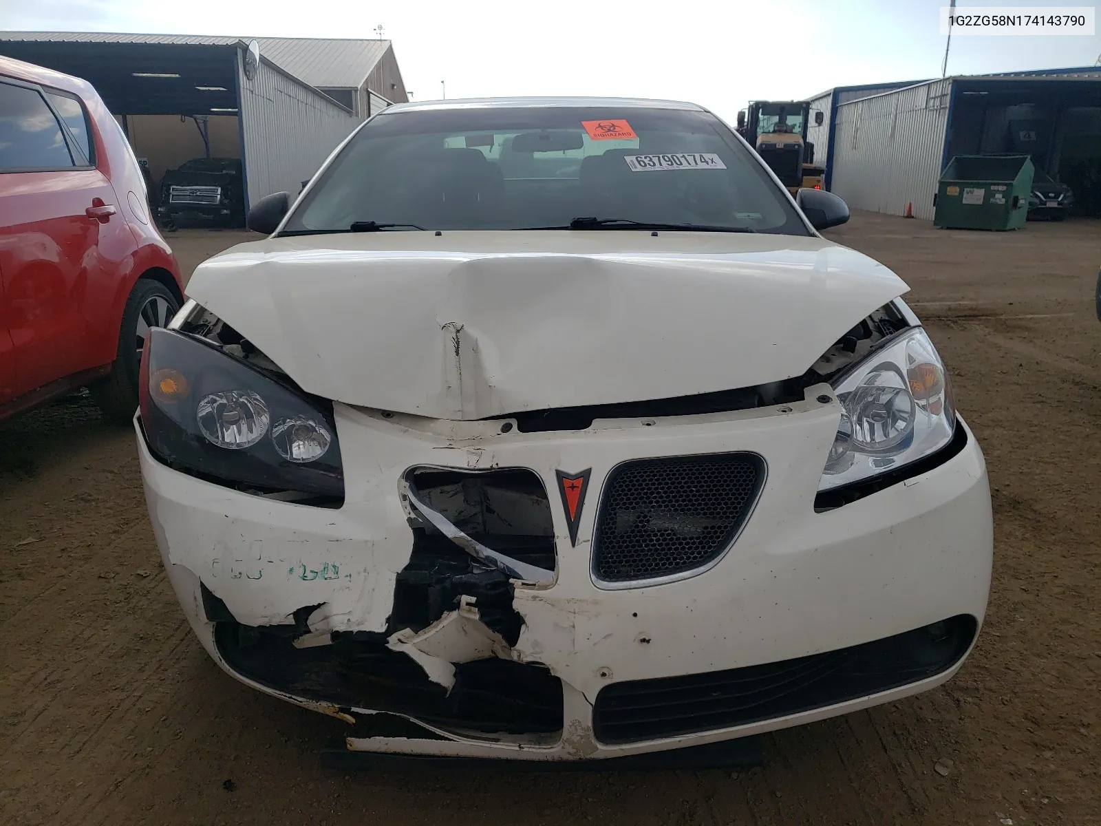 1G2ZG58N174143790 2007 Pontiac G6 Base