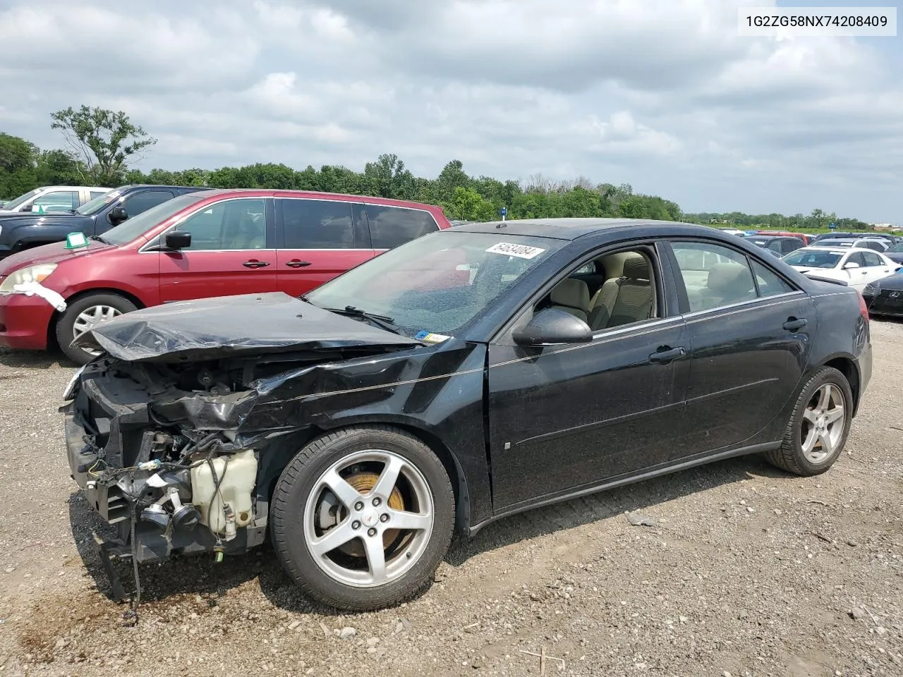 1G2ZG58NX74208409 2007 Pontiac G6 Base