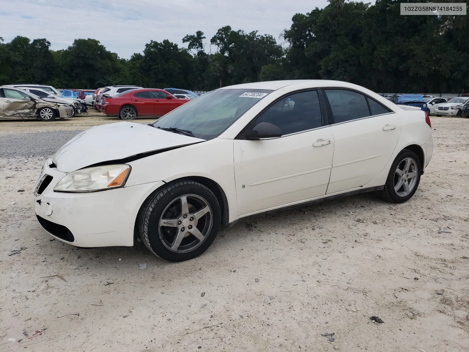 2007 Pontiac G6 Base VIN: 1G2ZG58N874184255 Lot: 64738204