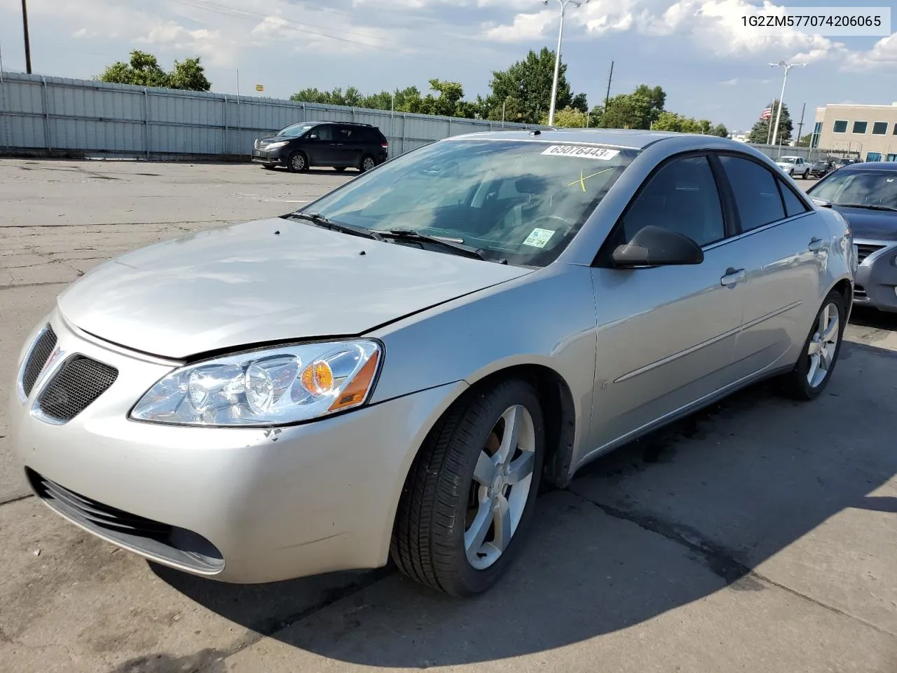 1G2ZM577074206065 2007 Pontiac G6 Gtp