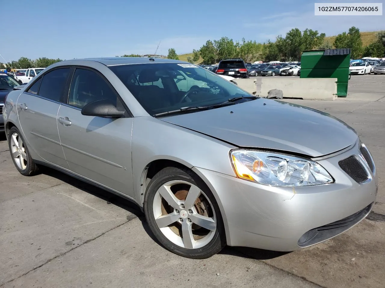 2007 Pontiac G6 Gtp VIN: 1G2ZM577074206065 Lot: 65076443