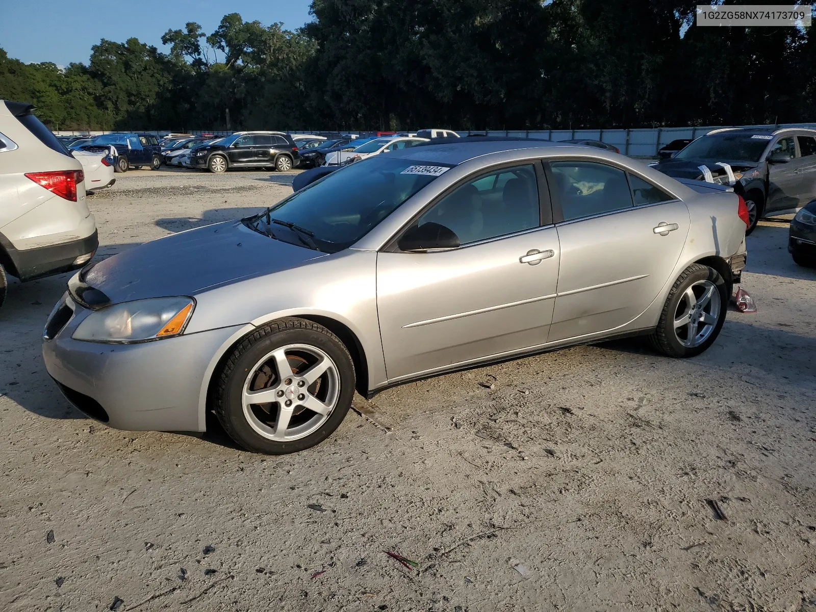 2007 Pontiac G6 Base VIN: 1G2ZG58NX74173709 Lot: 65139434