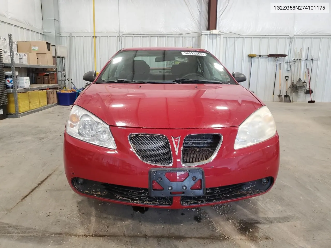 2007 Pontiac G6 Base VIN: 1G2ZG58N274101175 Lot: 66923544