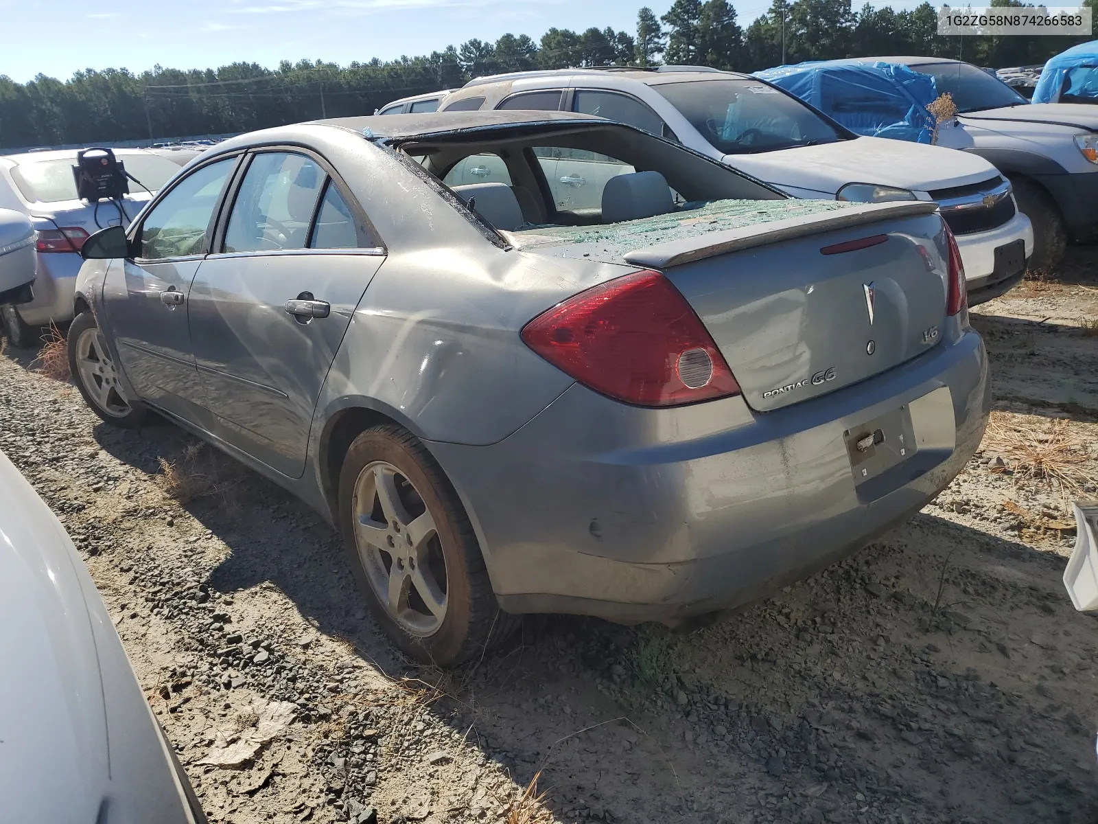 1G2ZG58N874266583 2007 Pontiac G6 Base