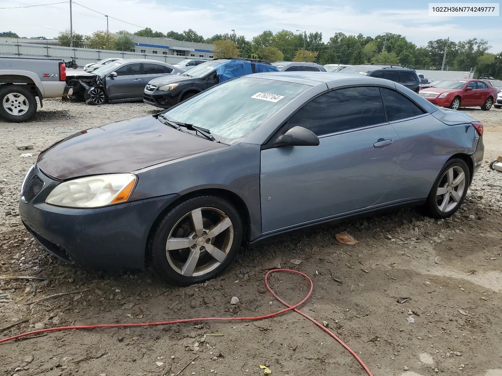 2007 Pontiac G6 Gt VIN: 1G2ZH36N774249777 Lot: 67602164