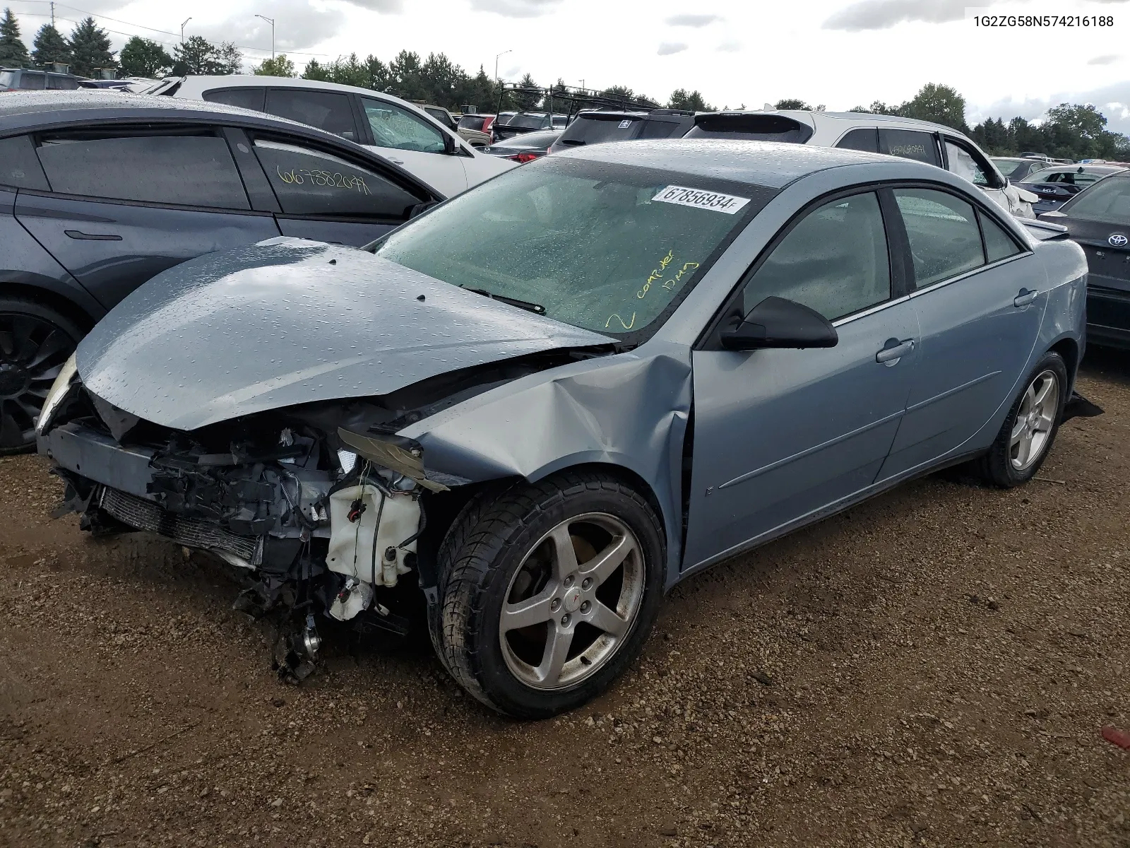 1G2ZG58N574216188 2007 Pontiac G6 Base