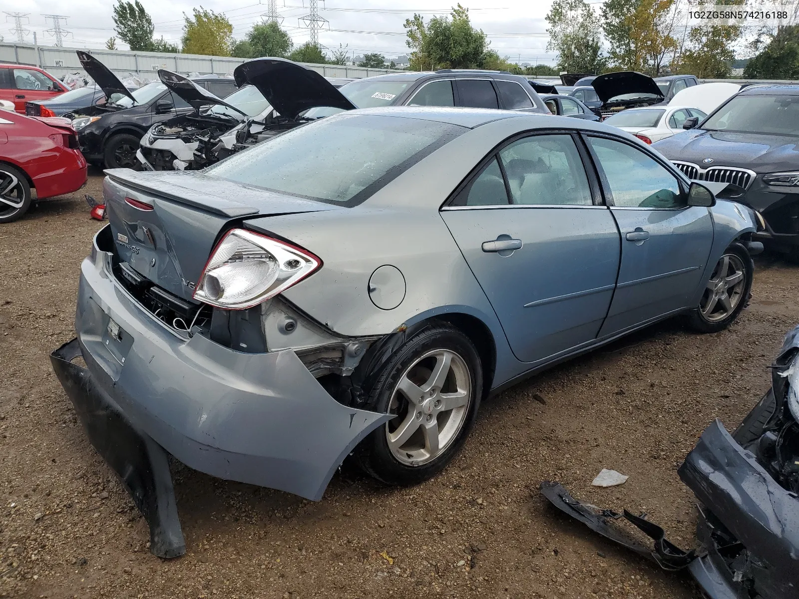 2007 Pontiac G6 Base VIN: 1G2ZG58N574216188 Lot: 67856934