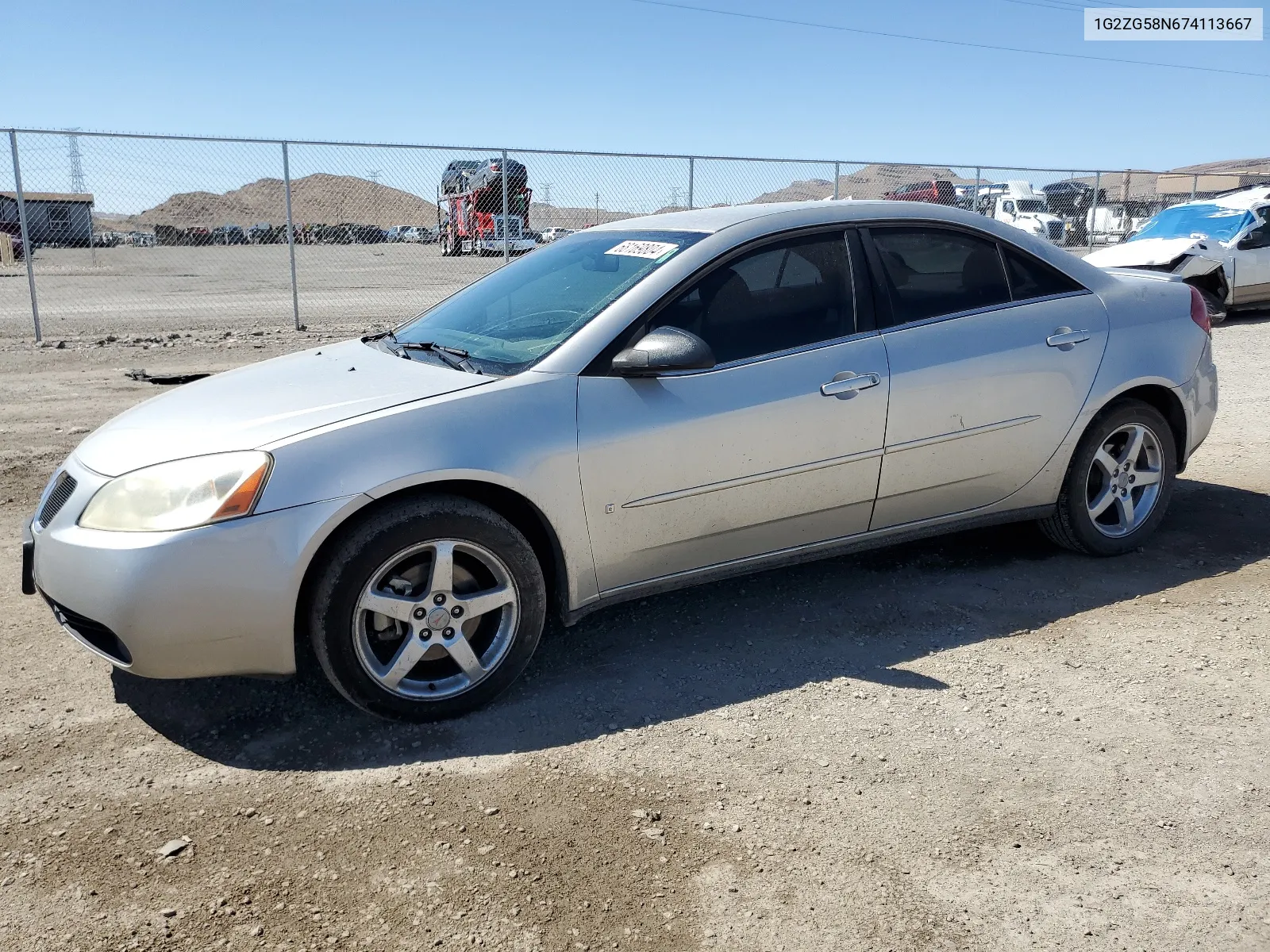 1G2ZG58N674113667 2007 Pontiac G6 Base