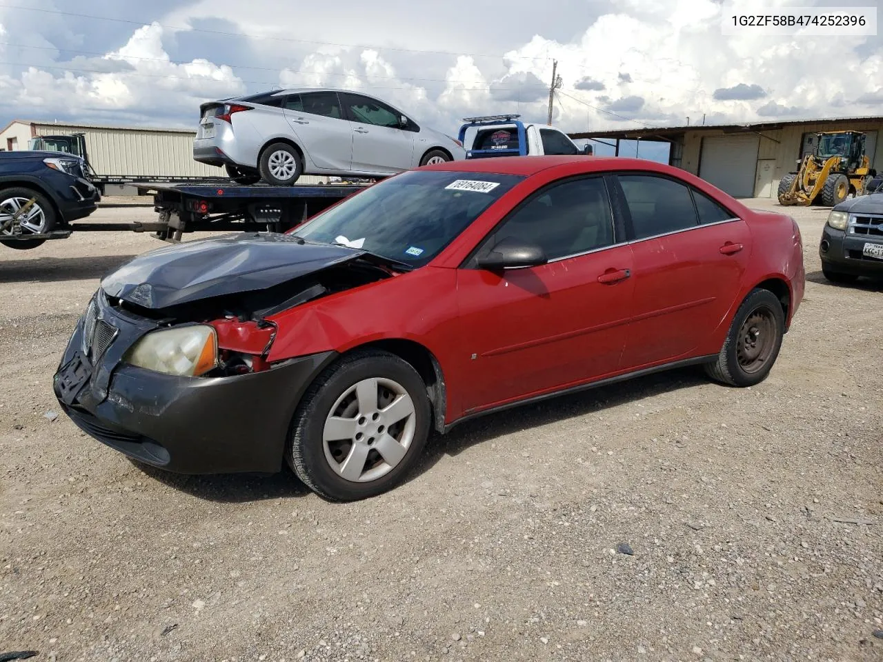 1G2ZF58B474252396 2007 Pontiac G6 Value Leader