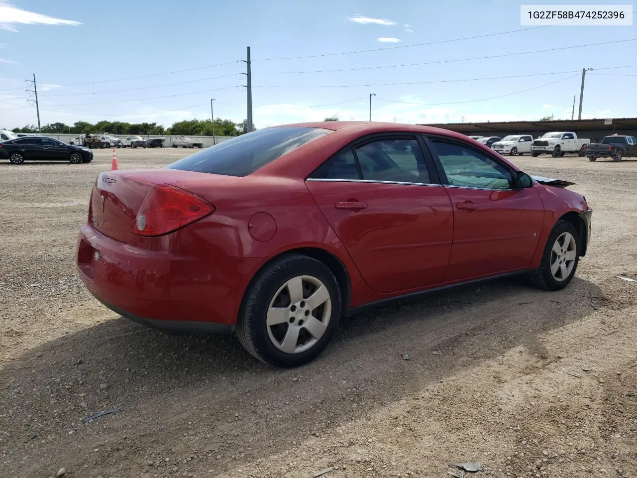 1G2ZF58B474252396 2007 Pontiac G6 Value Leader