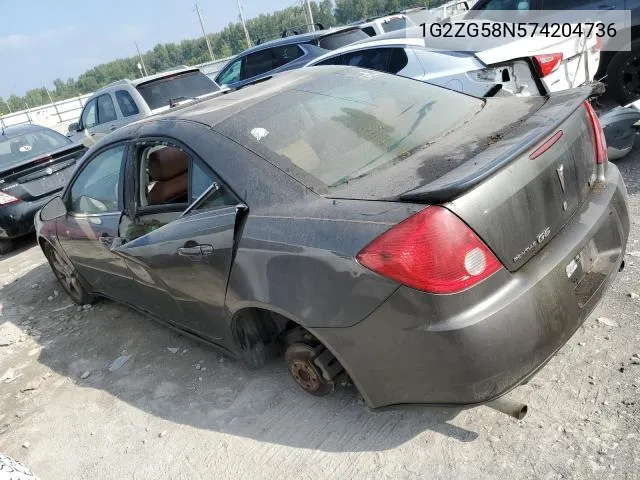 1G2ZG58N574204736 2007 Pontiac G6 Base