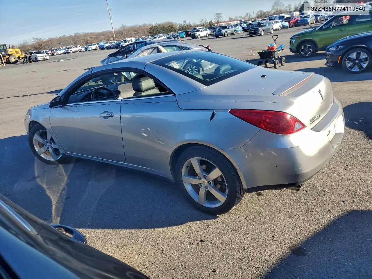 1G2ZH36N774119840 2007 Pontiac G6 Gt