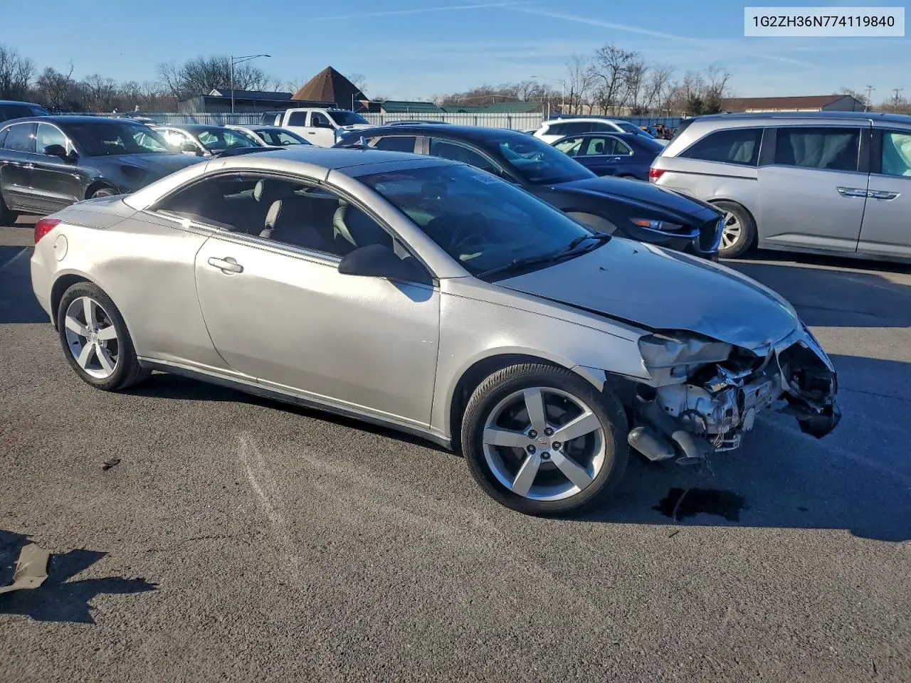 1G2ZH36N774119840 2007 Pontiac G6 Gt