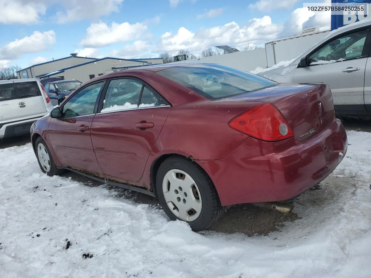 2008 Pontiac G6 Value Leader VIN: 1G2ZF57B584250255 Lot: 42917784