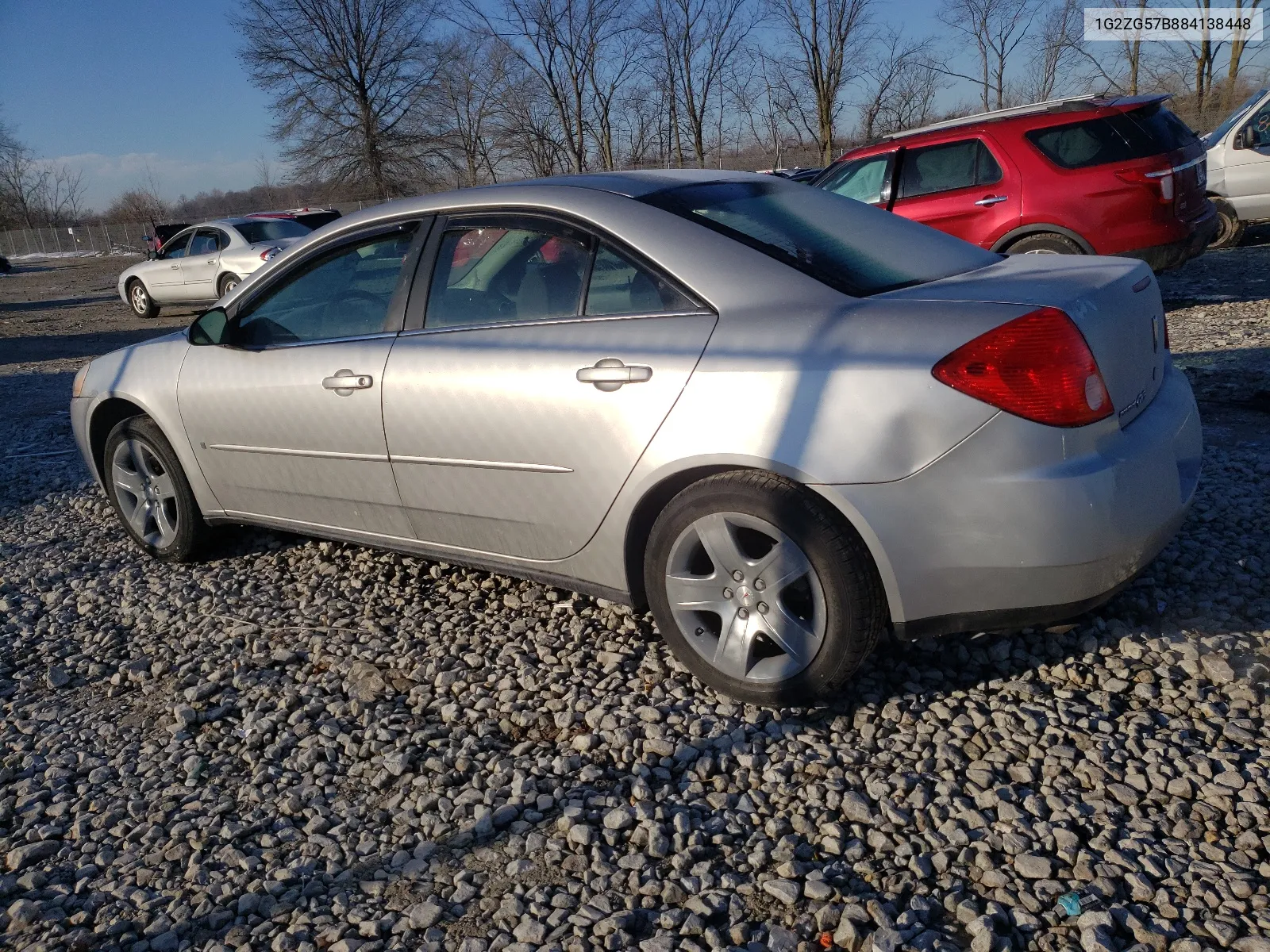 2008 Pontiac G6 Base VIN: 1G2ZG57B884138448 Lot: 43091904