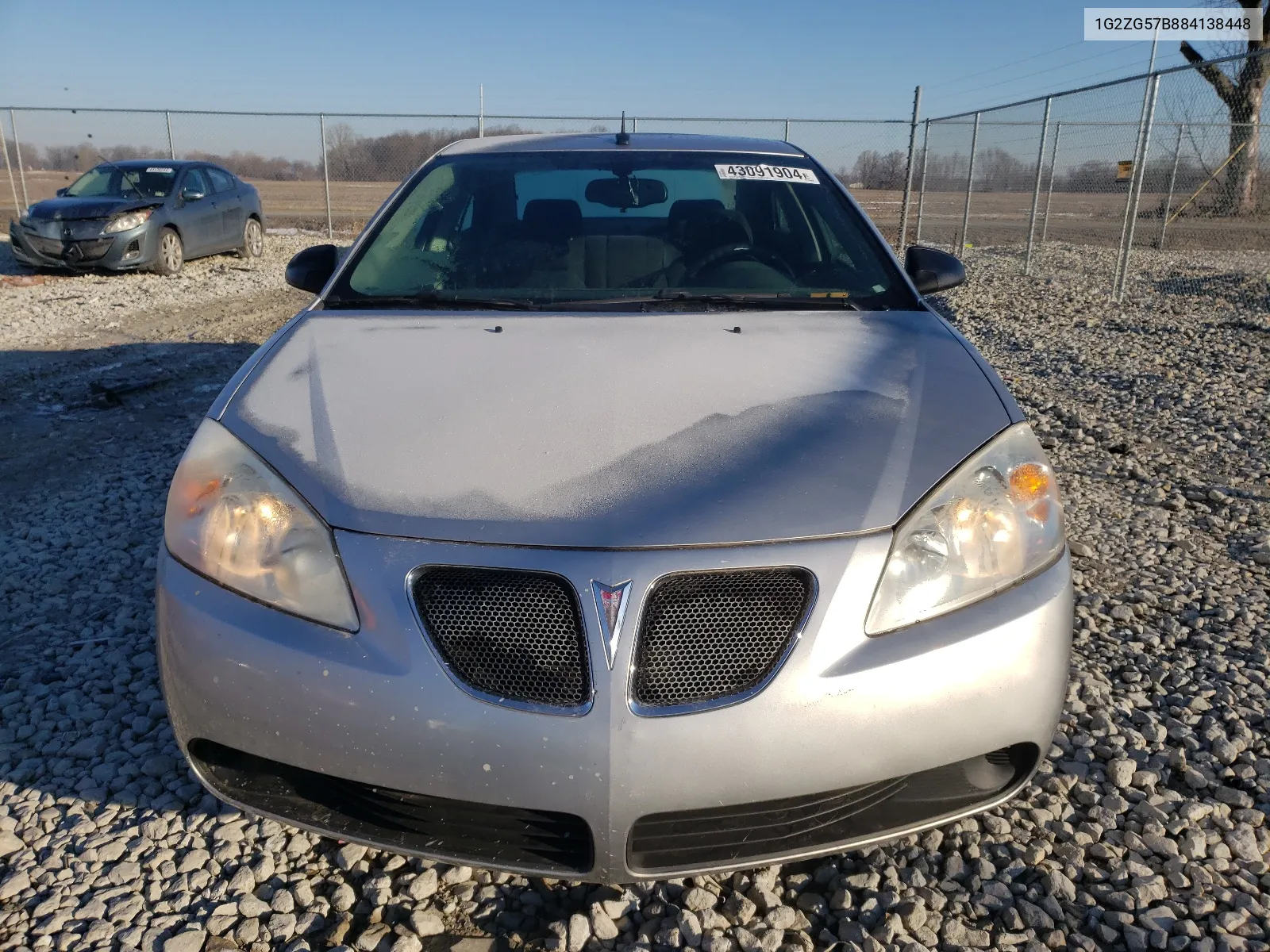 2008 Pontiac G6 Base VIN: 1G2ZG57B884138448 Lot: 43091904