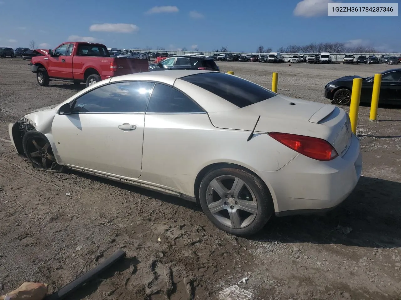 2008 Pontiac G6 Gt VIN: 1G2ZH361784287346 Lot: 45336444