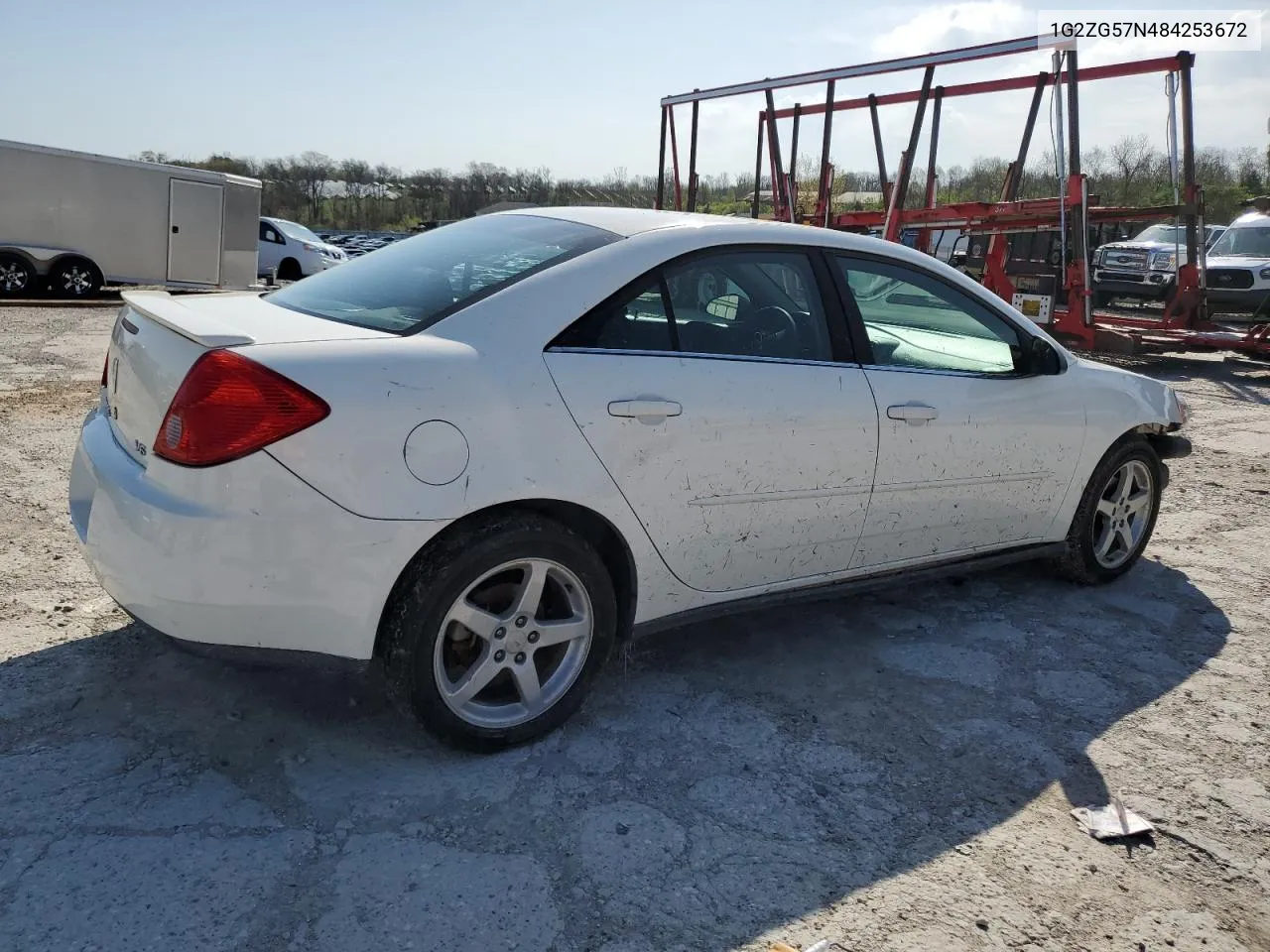 2008 Pontiac G6 Base VIN: 1G2ZG57N484253672 Lot: 50787374