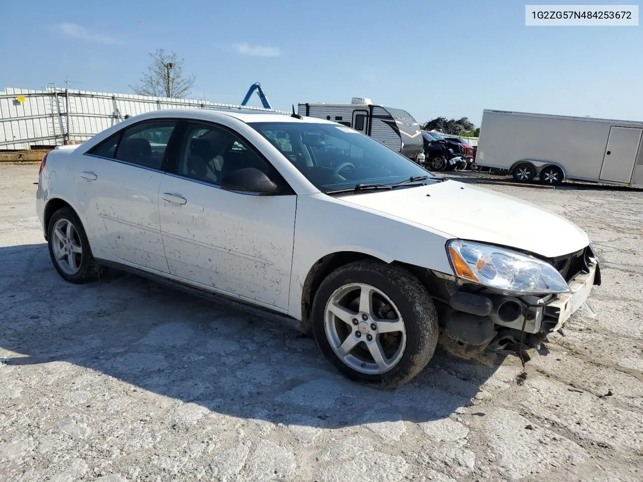 2008 Pontiac G6 Base VIN: 1G2ZG57N484253672 Lot: 50787374