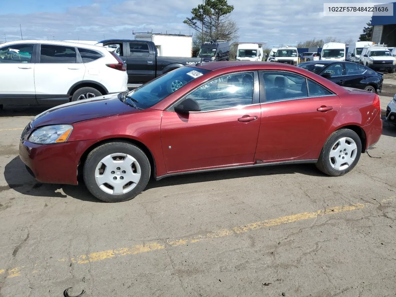 1G2ZF57B484221636 2008 Pontiac G6 Value Leader