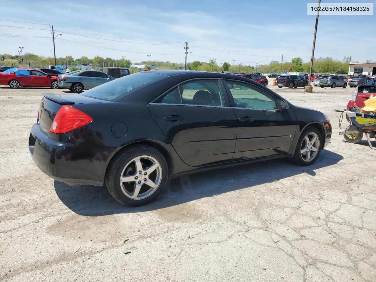 2008 Pontiac G6 Base VIN: 1G2ZG57N184158325 Lot: 51869304