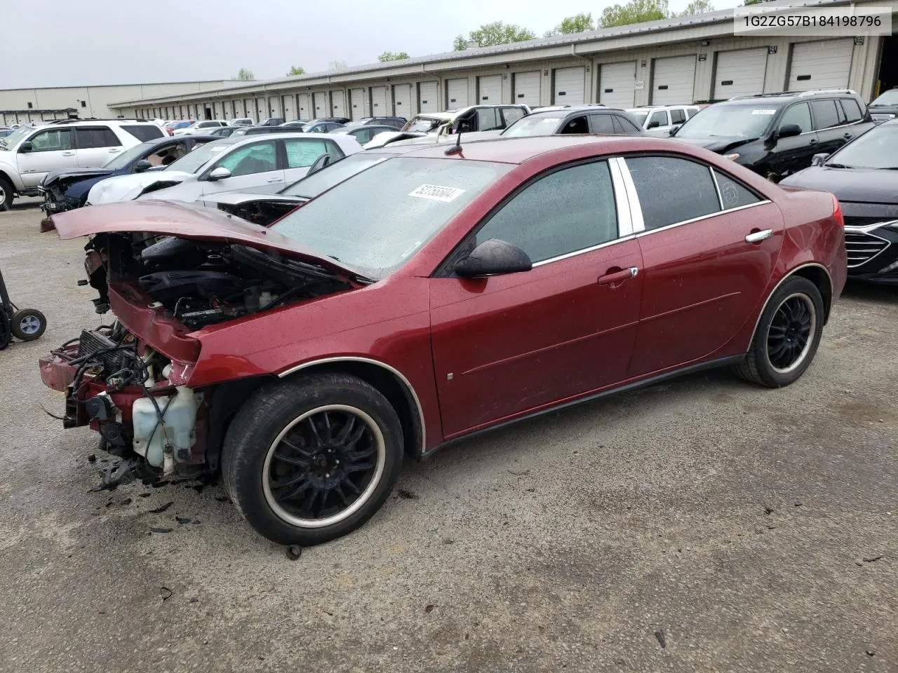 2008 Pontiac G6 Base VIN: 1G2ZG57B184198796 Lot: 52755504