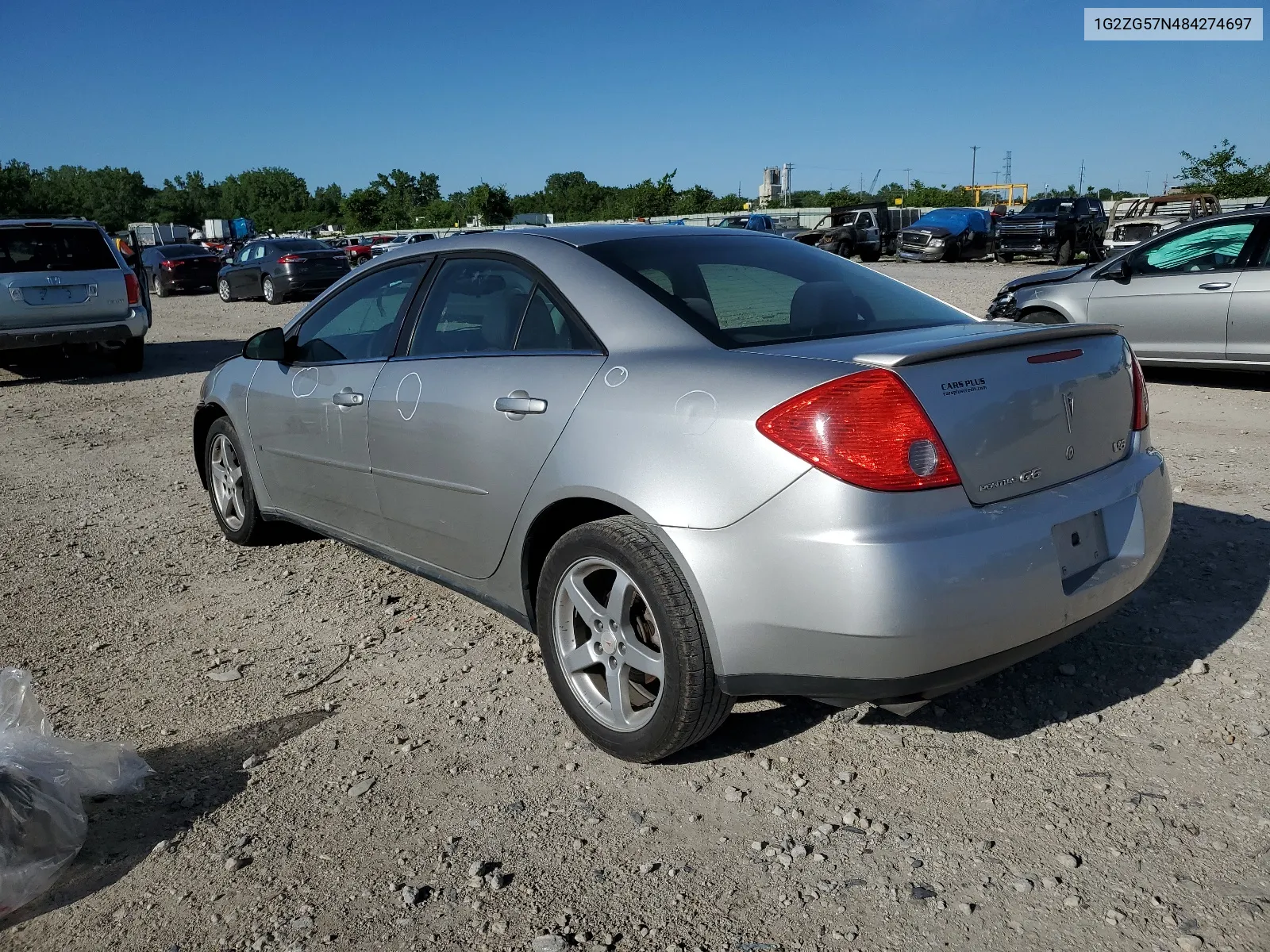 2008 Pontiac G6 Base VIN: 1G2ZG57N484274697 Lot: 53787994