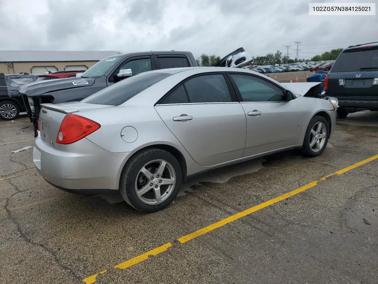 2008 Pontiac G6 Base VIN: 1G2ZG57N384125021 Lot: 54145554