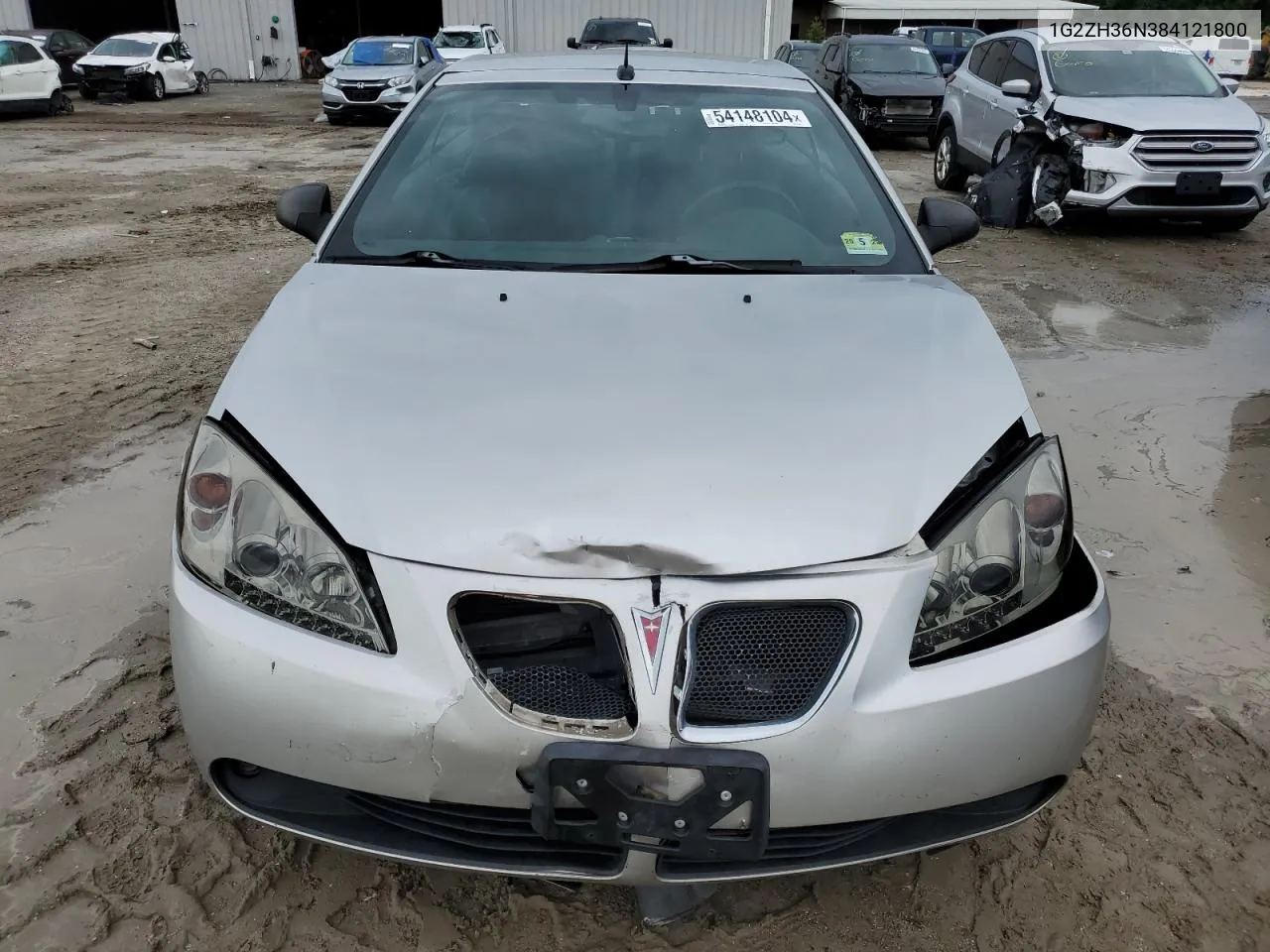 2008 Pontiac G6 Gt VIN: 1G2ZH36N384121800 Lot: 54148104