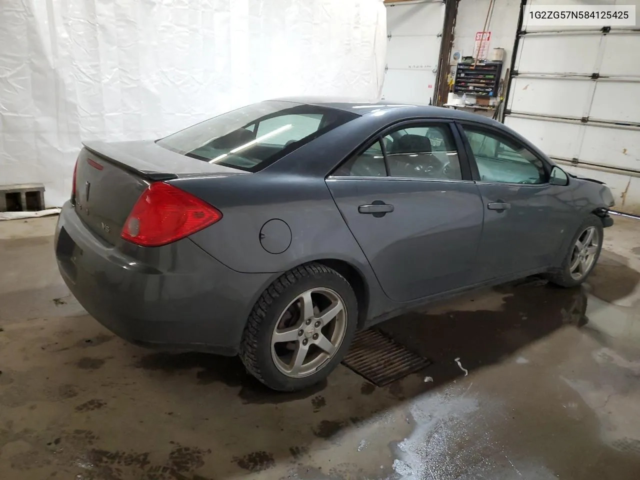 2008 Pontiac G6 Base VIN: 1G2ZG57N584125425 Lot: 54217814