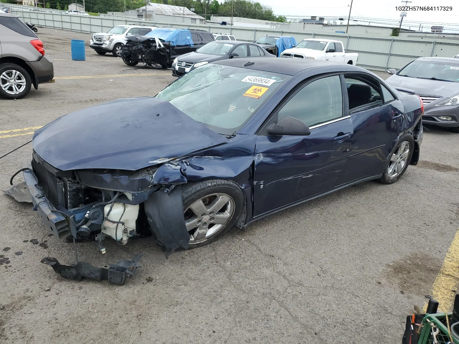 1G2ZH57N684117329 2008 Pontiac G6 Gt