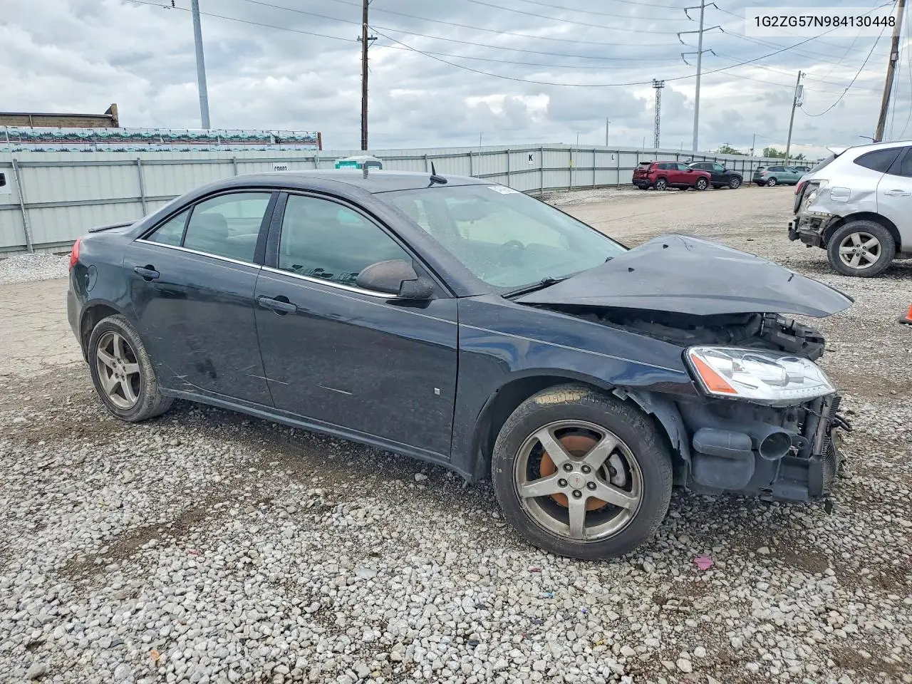 2008 Pontiac G6 Base VIN: 1G2ZG57N984130448 Lot: 54742556