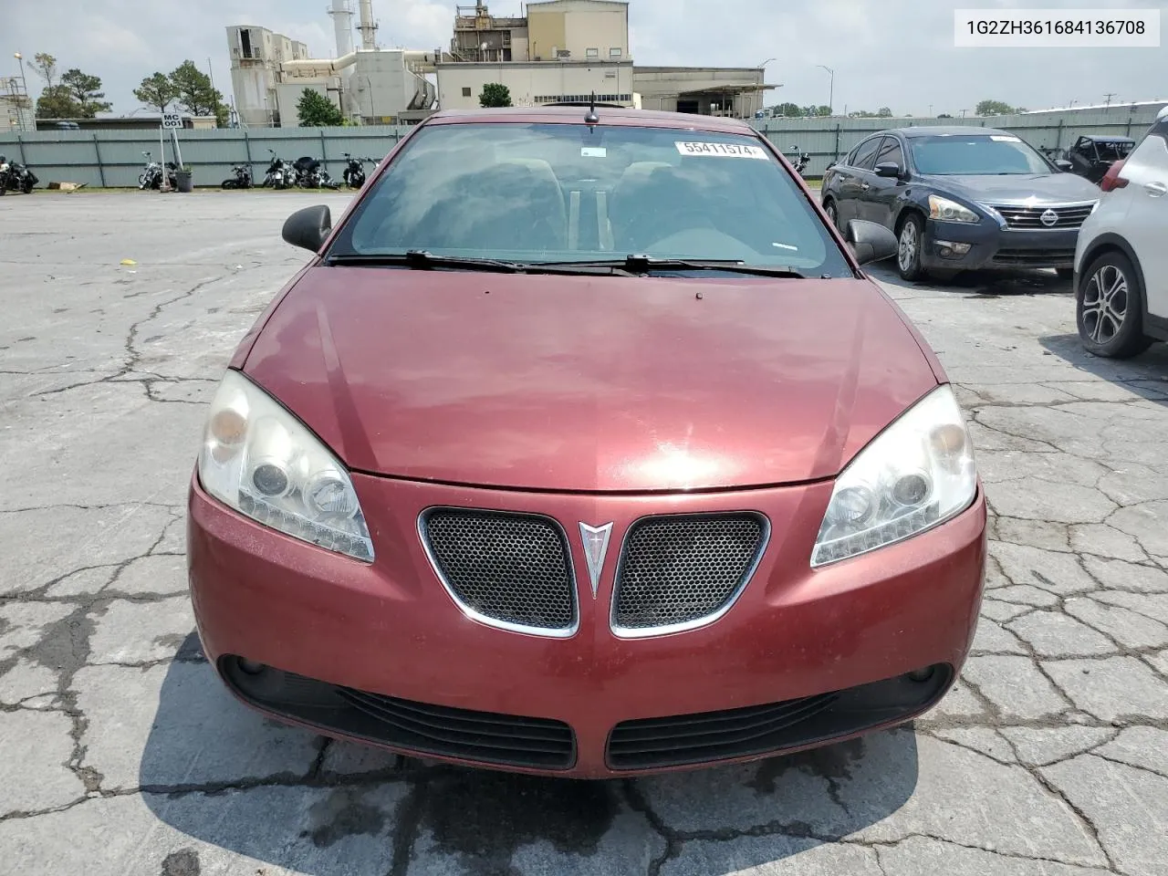 2008 Pontiac G6 Gt VIN: 1G2ZH361684136708 Lot: 55411574