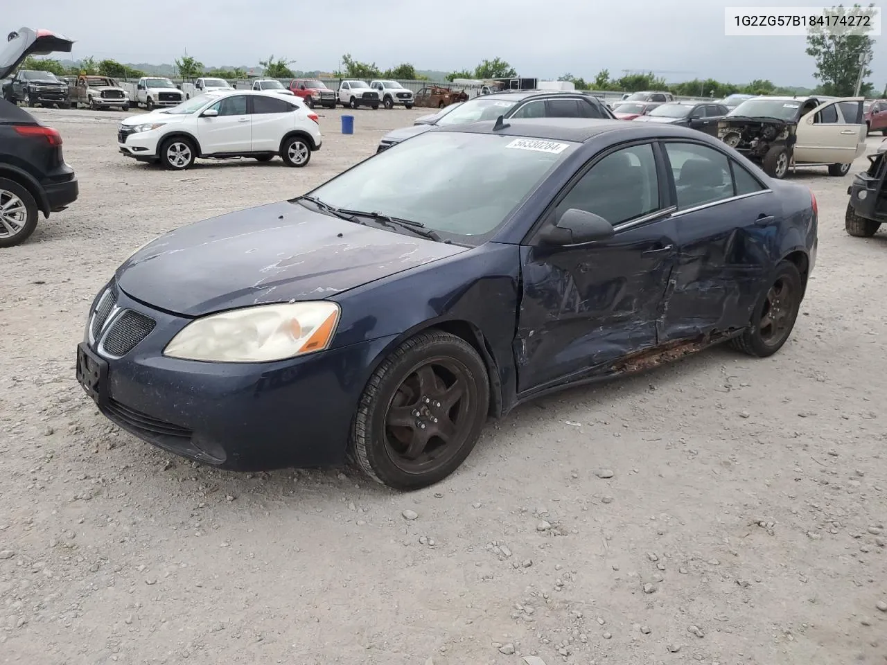 2008 Pontiac G6 Base VIN: 1G2ZG57B184174272 Lot: 56330284