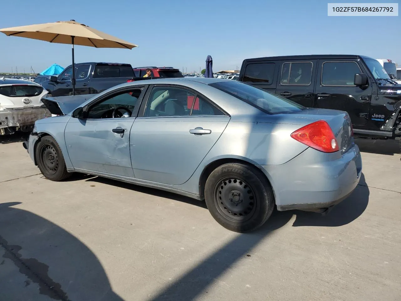 2008 Pontiac G6 Value Leader VIN: 1G2ZF57B684267792 Lot: 56422054