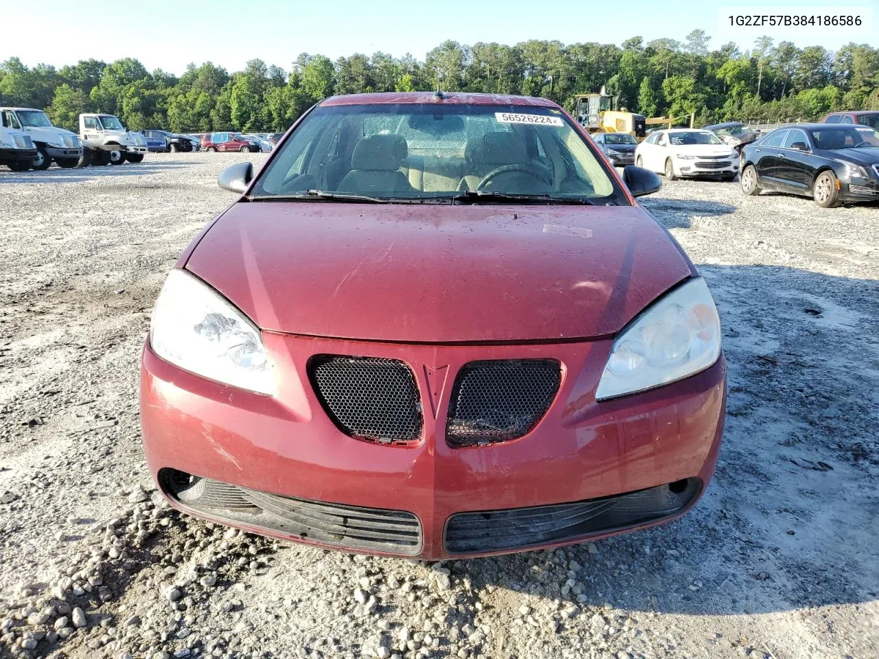 2008 Pontiac G6 Value Leader VIN: 1G2ZF57B384186586 Lot: 56526224