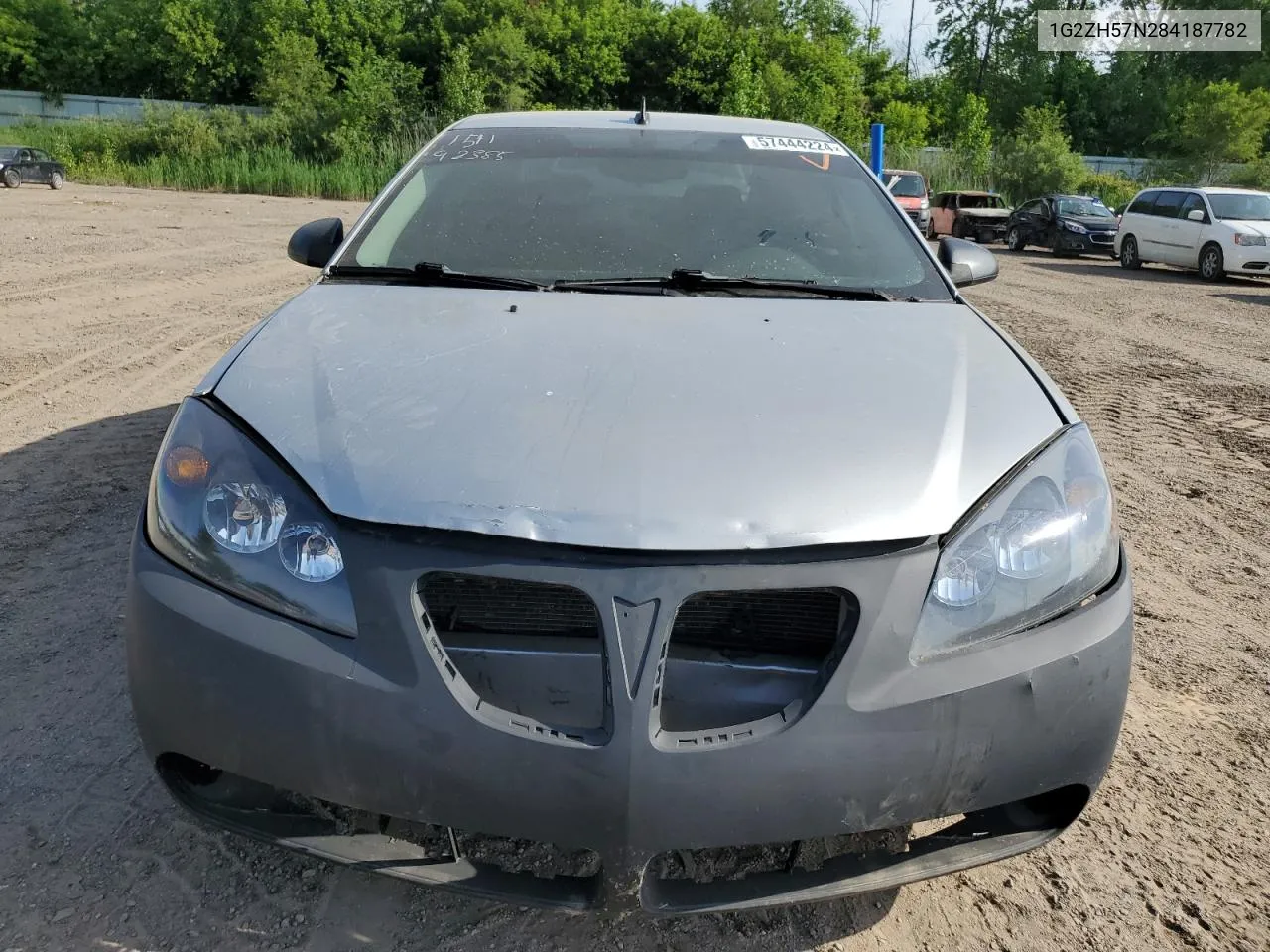 2008 Pontiac G6 Gt VIN: 1G2ZH57N284187782 Lot: 57444224