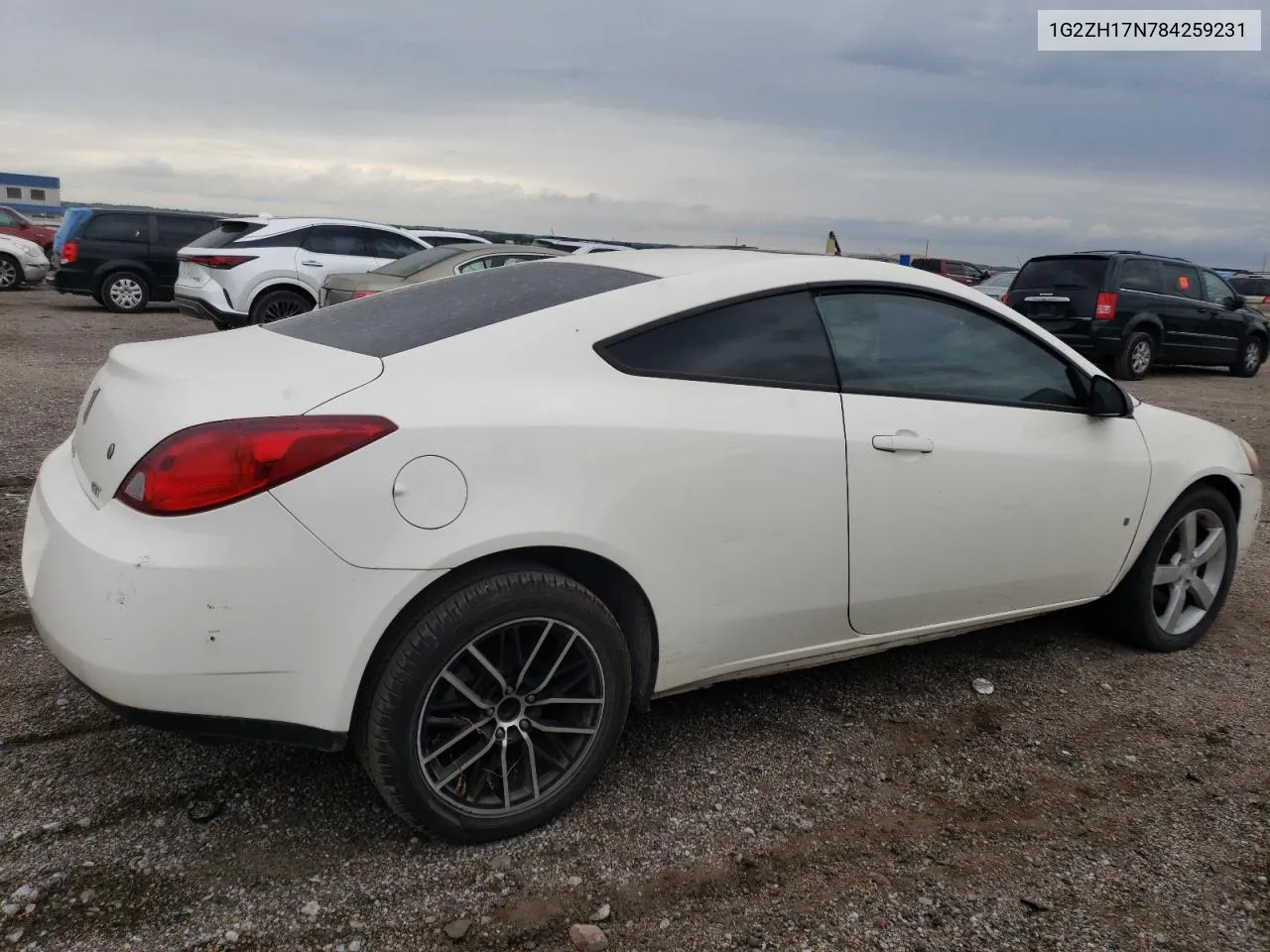 1G2ZH17N784259231 2008 Pontiac G6 Gt