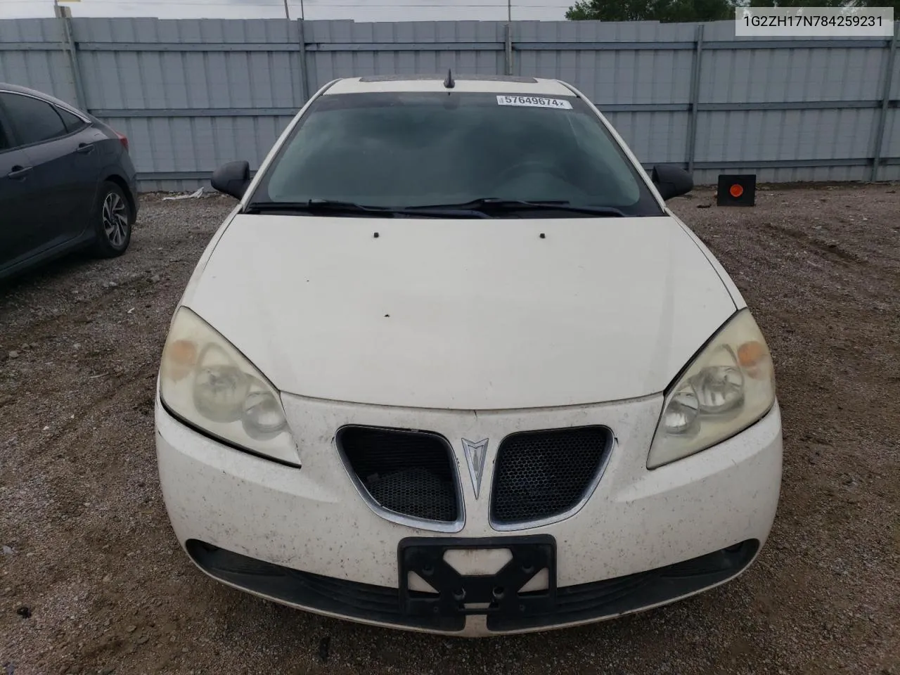 2008 Pontiac G6 Gt VIN: 1G2ZH17N784259231 Lot: 57649674