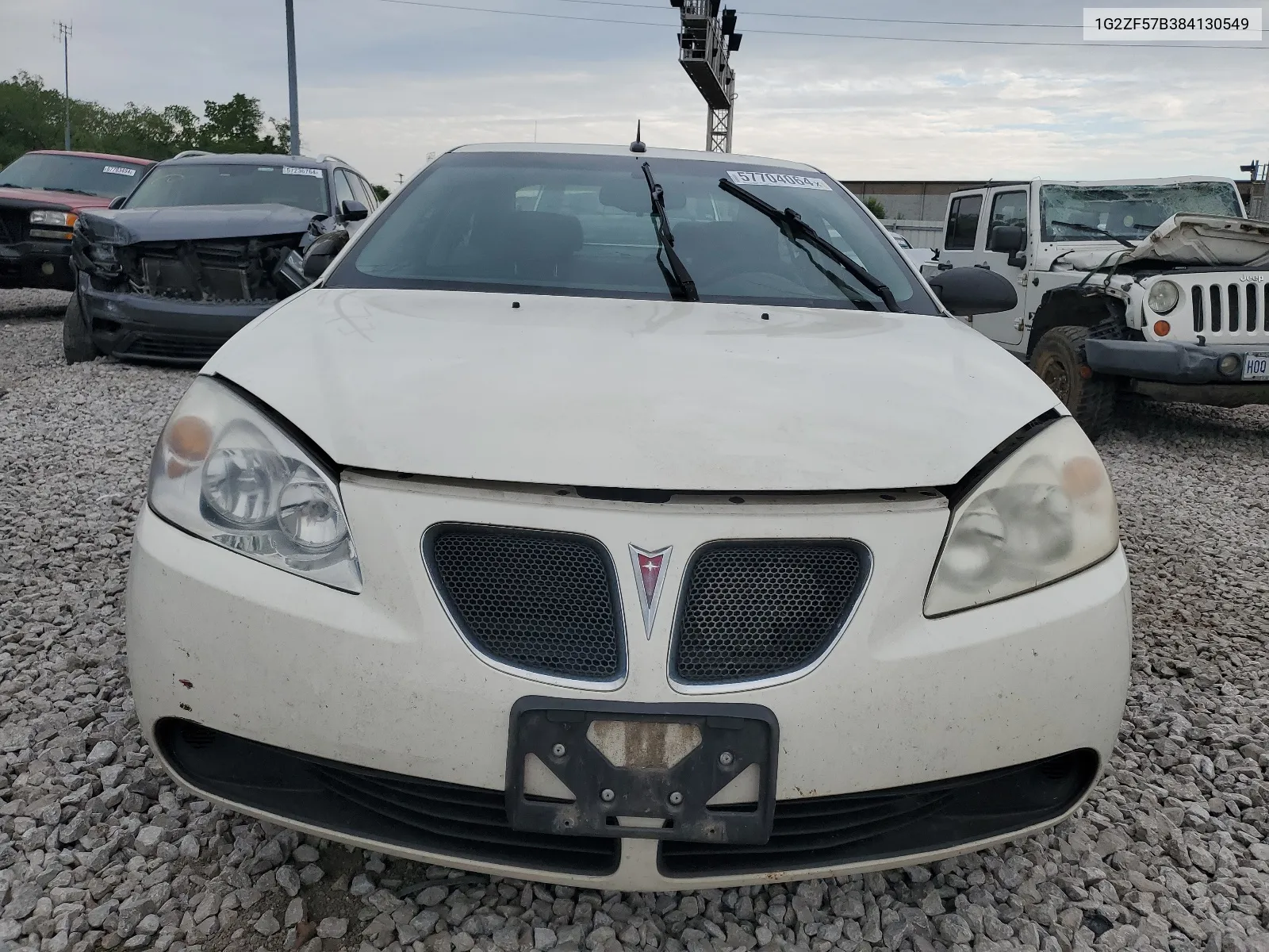 2008 Pontiac G6 Value Leader VIN: 1G2ZF57B384130549 Lot: 57704064