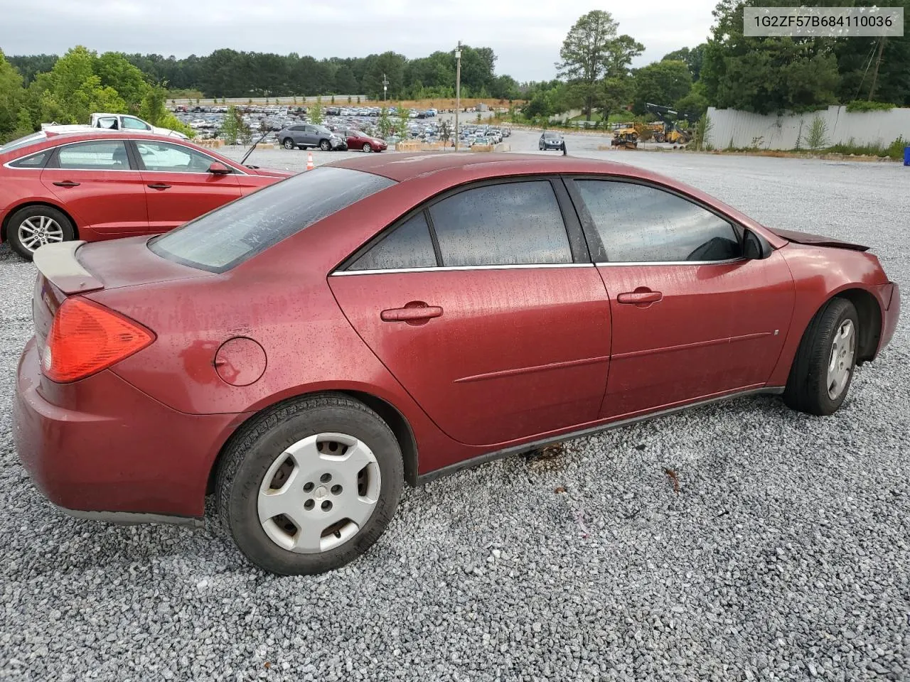 1G2ZF57B684110036 2008 Pontiac G6 Value Leader