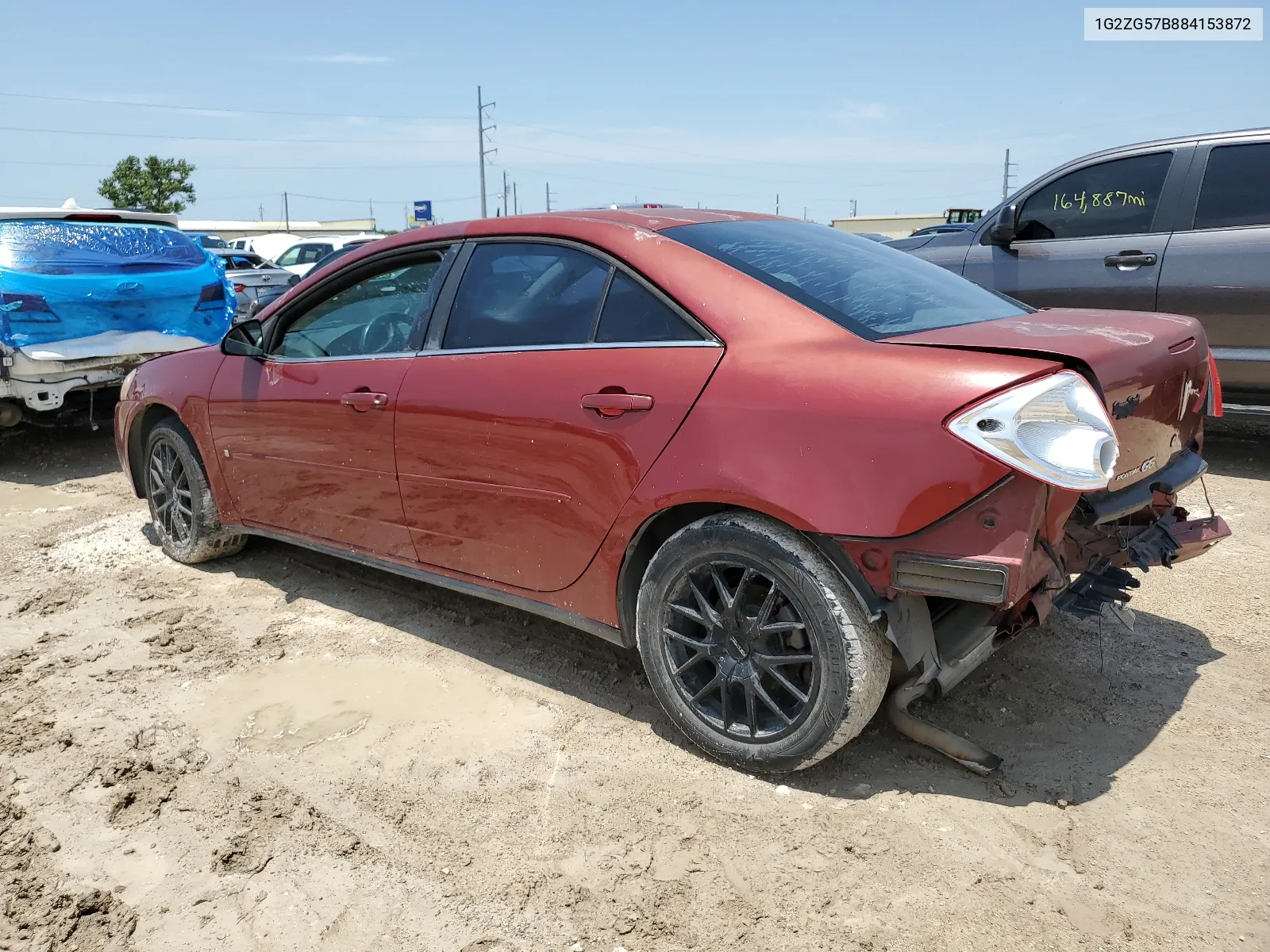 2008 Pontiac G6 Base VIN: 1G2ZG57B884153872 Lot: 57893544