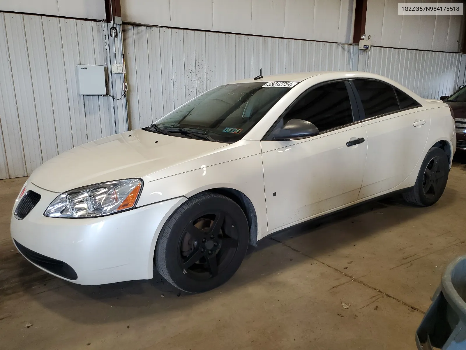 2008 Pontiac G6 Base VIN: 1G2ZG57N984175518 Lot: 58012754