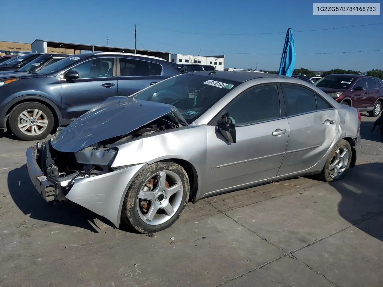 2008 Pontiac G6 Base VIN: 1G2ZG57B784168783 Lot: 58176144