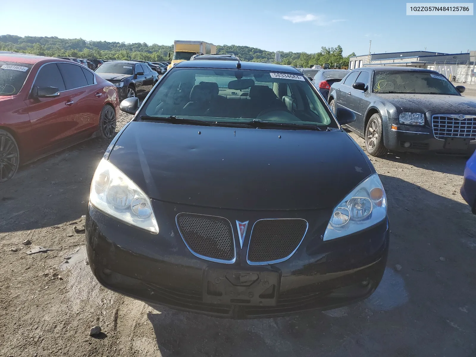 2008 Pontiac G6 Base VIN: 1G2ZG57N484125786 Lot: 58334684