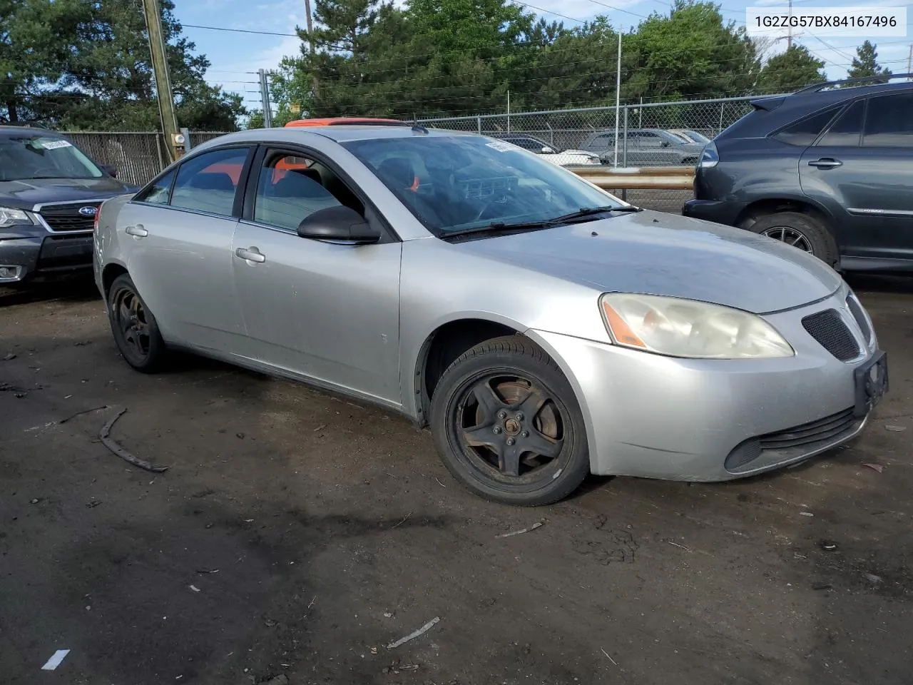 1G2ZG57BX84167496 2008 Pontiac G6 Base