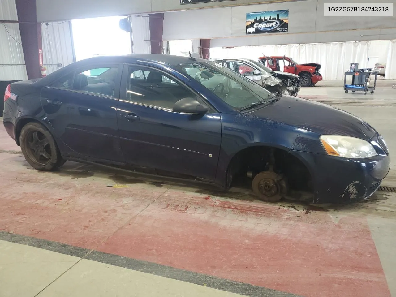 2008 Pontiac G6 Base VIN: 1G2ZG57B184243218 Lot: 61917404